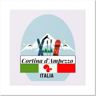 Cortina d'Ampezzo, Italy Posters and Art